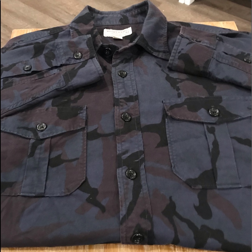 Wallace & Barnes Work-shirt Purple camo